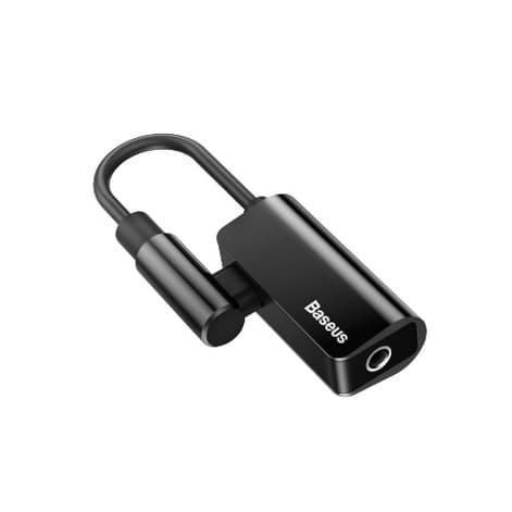 Baseus Adaptador Type-c 2 Em 1 P/ P2 Fone 3.5mm+ Carregador