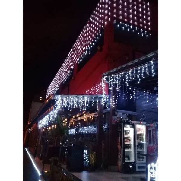 Cortina Sequencial 3x2,5m 300 Leds Luz De Natal Iluminação Decoração Festas Natal