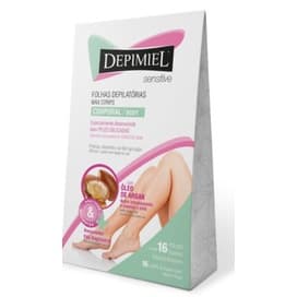Folha Depilatoria Corporal Depimiel 16 Folhas Sensitive