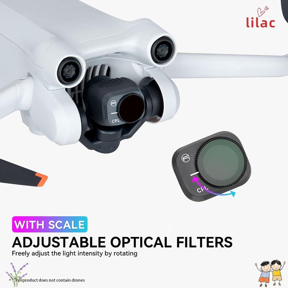 LILAC2 Para DJI Mini 3 Pro Novo Filtro De Vidro Da Câmera Lente