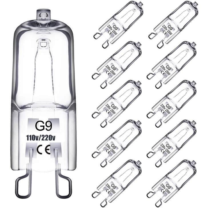 [Entrega 24 horas]Lâmpada halogénica G9 110v/220v , Adequado Para  , Cristal Lâmpada , Forno , Iluminação Doméstica