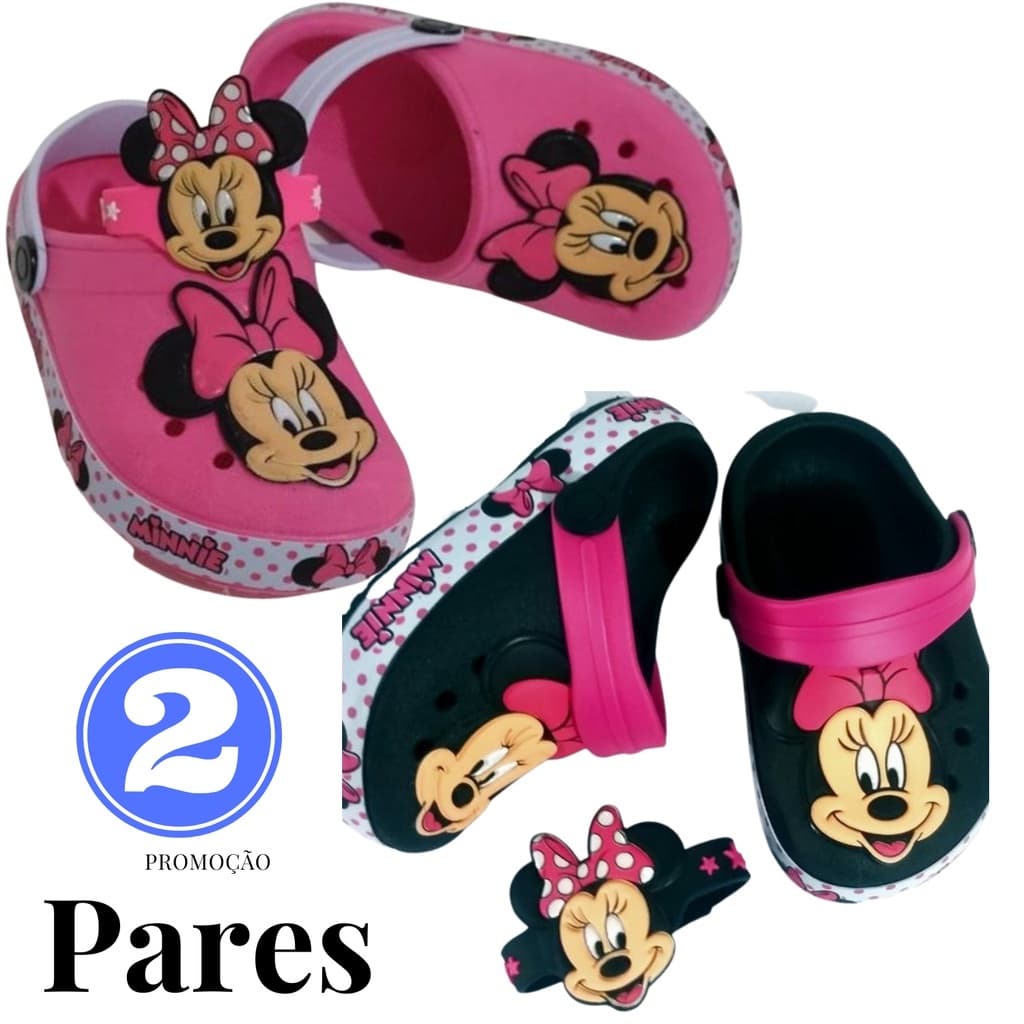 Sandália Menina chinelo infantil menina 2 pares babuche menina infantil sandalia feminina infantil