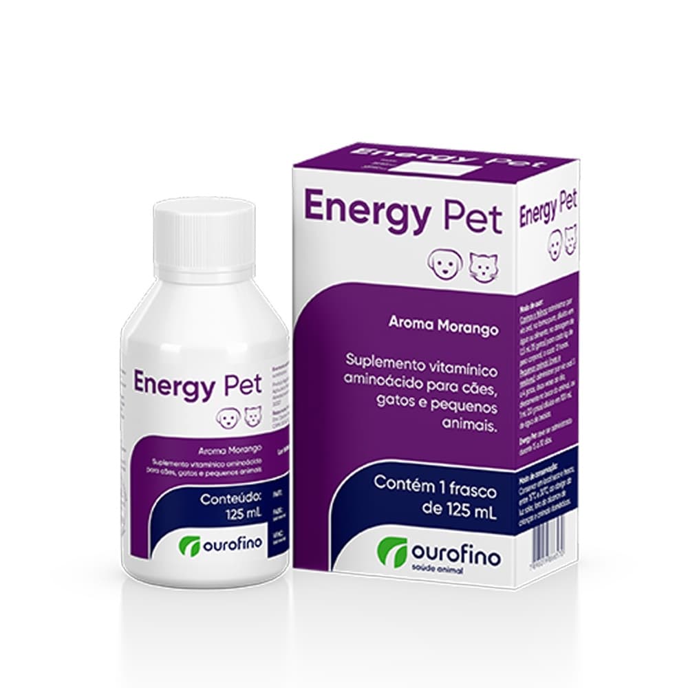 Energy Pet 125ml - Ourofino Pet
