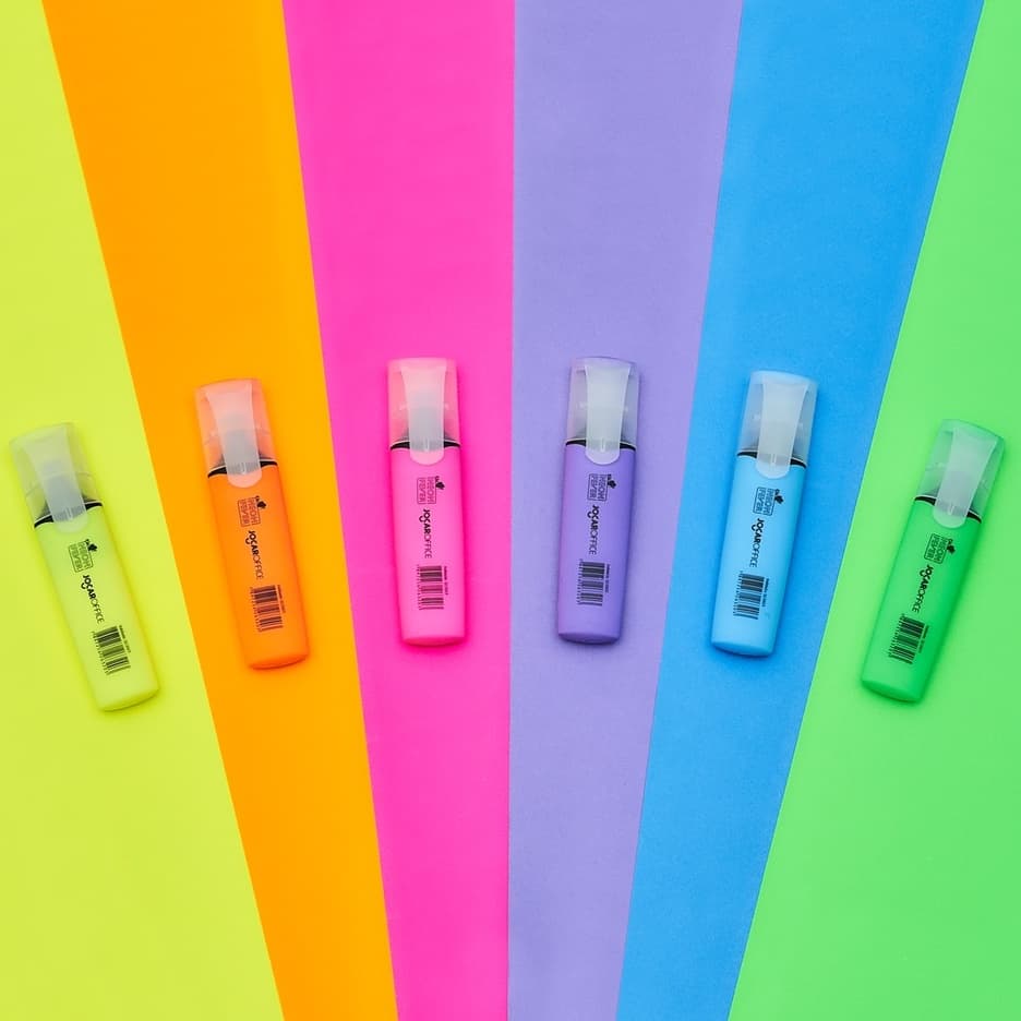 Marca Texto Neon Fever Jocar Office