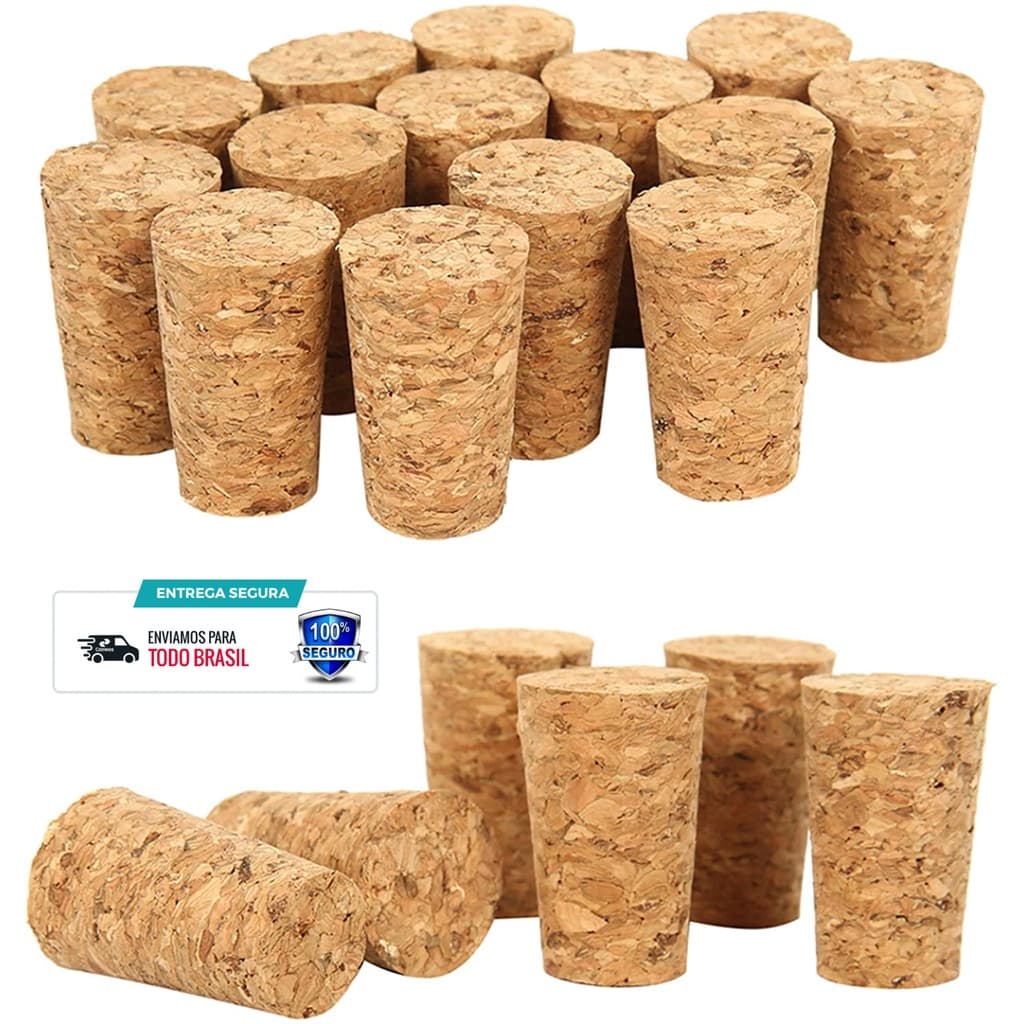 Super Kit Com 100 Rolhas 27x23x19  , Cortiça !
