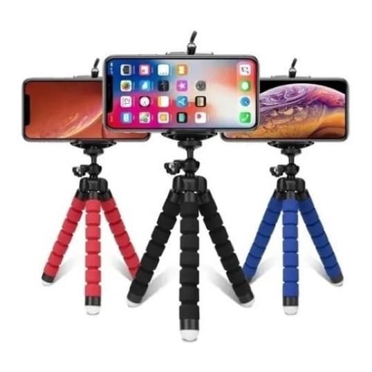 Mini Tripé Suporte De Mesa Celular Câmera Giratório.
