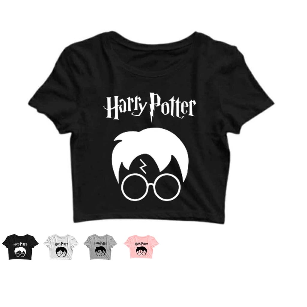 Croped Harry Potter Camiseta Feminina Personagem Harry | camisa TAMANHO ÚNICO a Pronta entrega