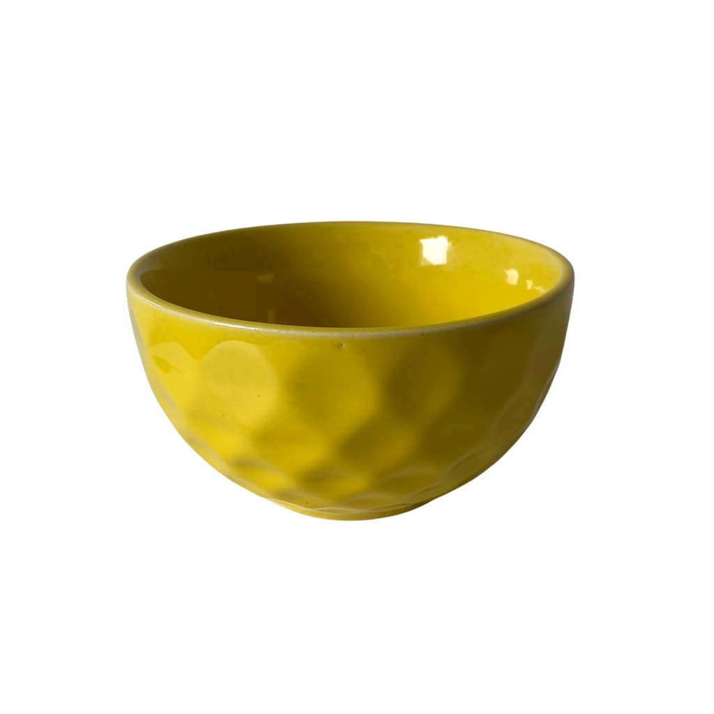 Tigela Bowl Ceramica Amarela 500ml