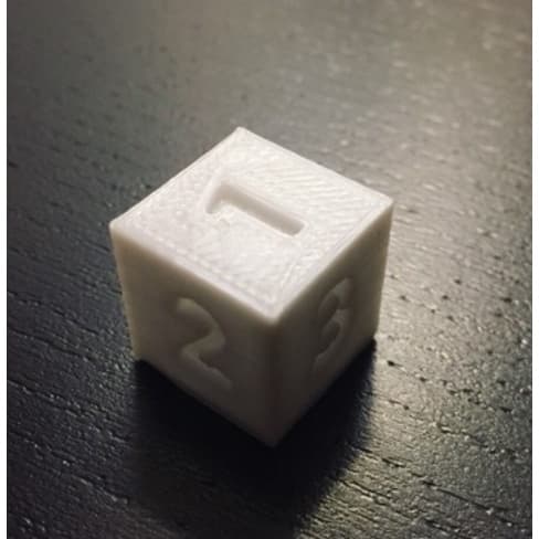Kit Com 06 Dados D6 - Leve (PRODUZIDO EM 3D).