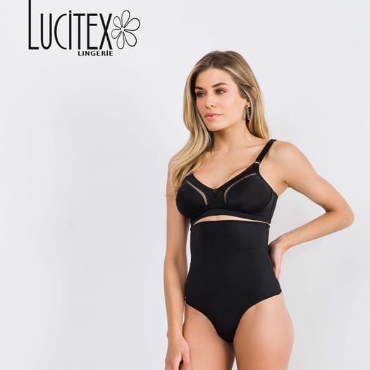 Cinta Modeladora Ghana Fio PC Cintura Alta Compressão Confortável Lucitex