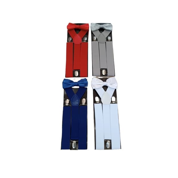 Kit Suspensórios Adulto Plus Size Masculino Varias Cores
