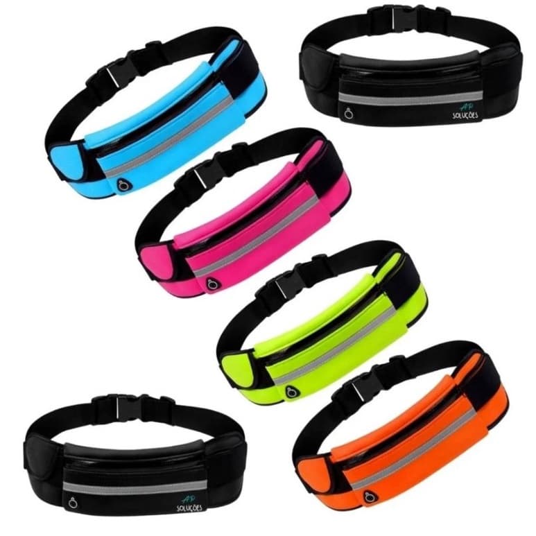 Pochete Esportiva Fitness Corrida Porta Celular Academia Slim Atividades ao Ar Livre