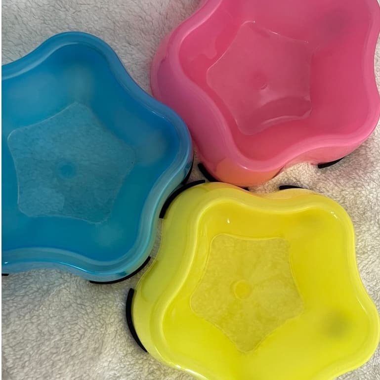 Comedouro Bebedouro Pote Formato Estrela Cães E Gatos Pet 400ML