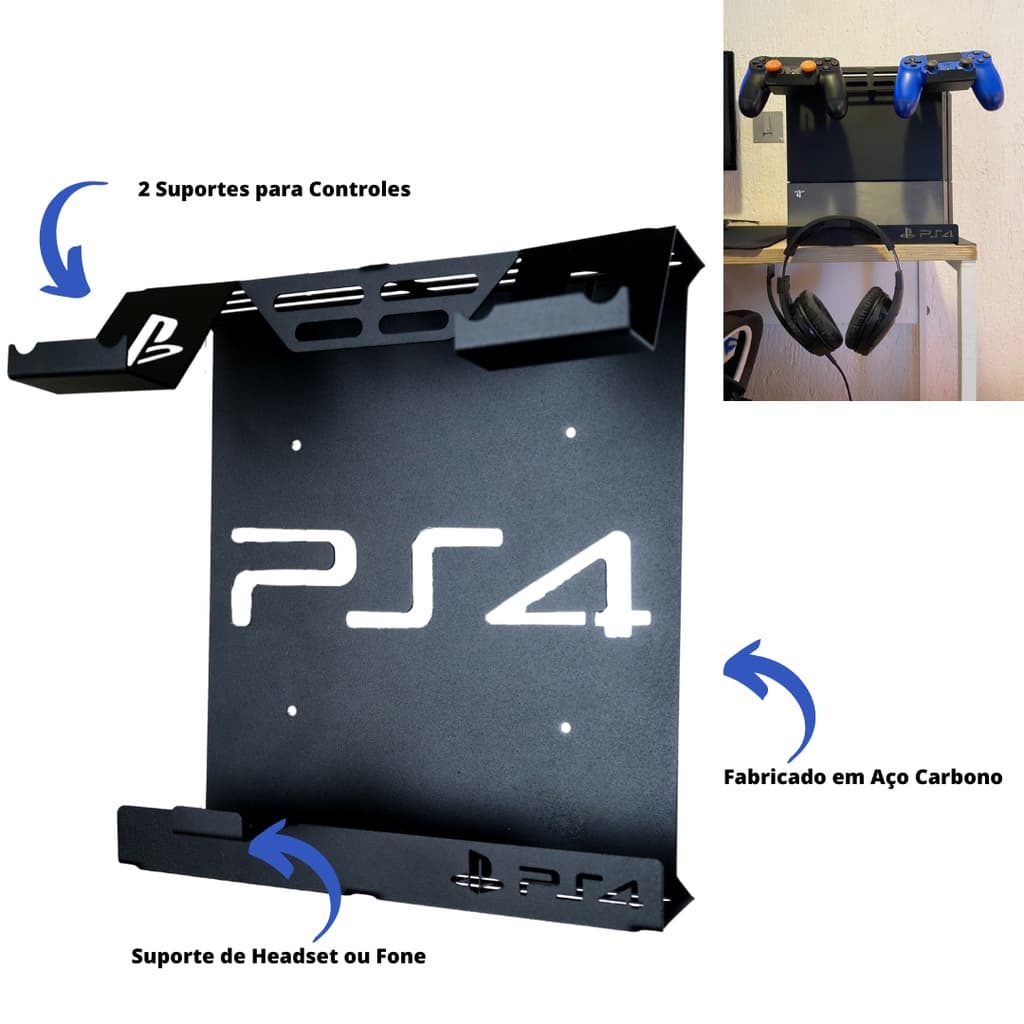 Suporte de Parede para PlayStation 4