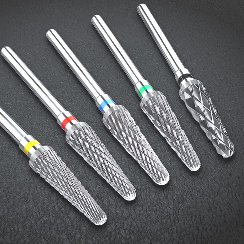 Broca de unhas Brocas para unhas Moedor De Cabeça De Moagem De Aço Tungstênio Manicure Polidor De Unhas