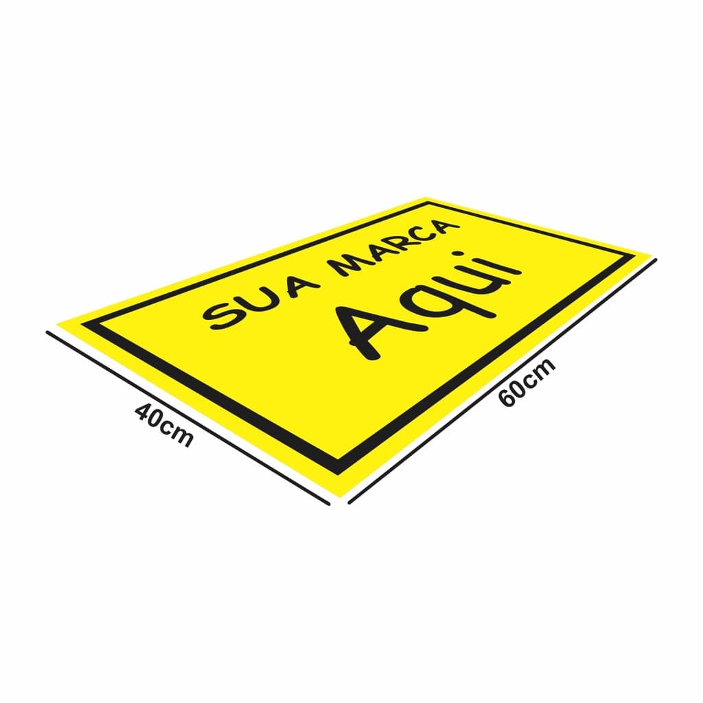 Tapete com sua Logo 60x40