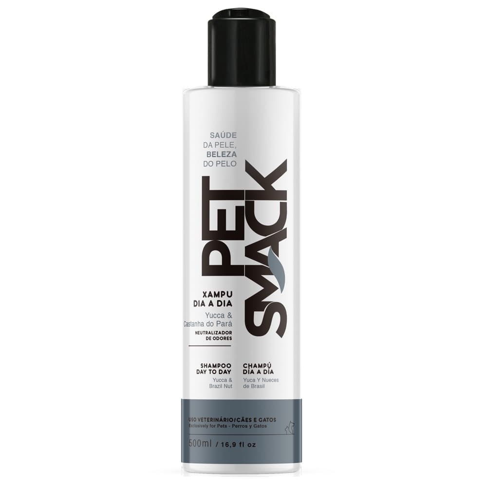 Shampoo Pet Smack Cães E Gatos Dia A Dia 500ml - Centagro Pet