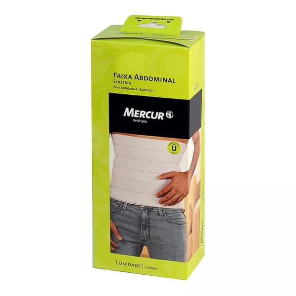 Mercur Faixa Abdominal Elástica 30cmX1,4m