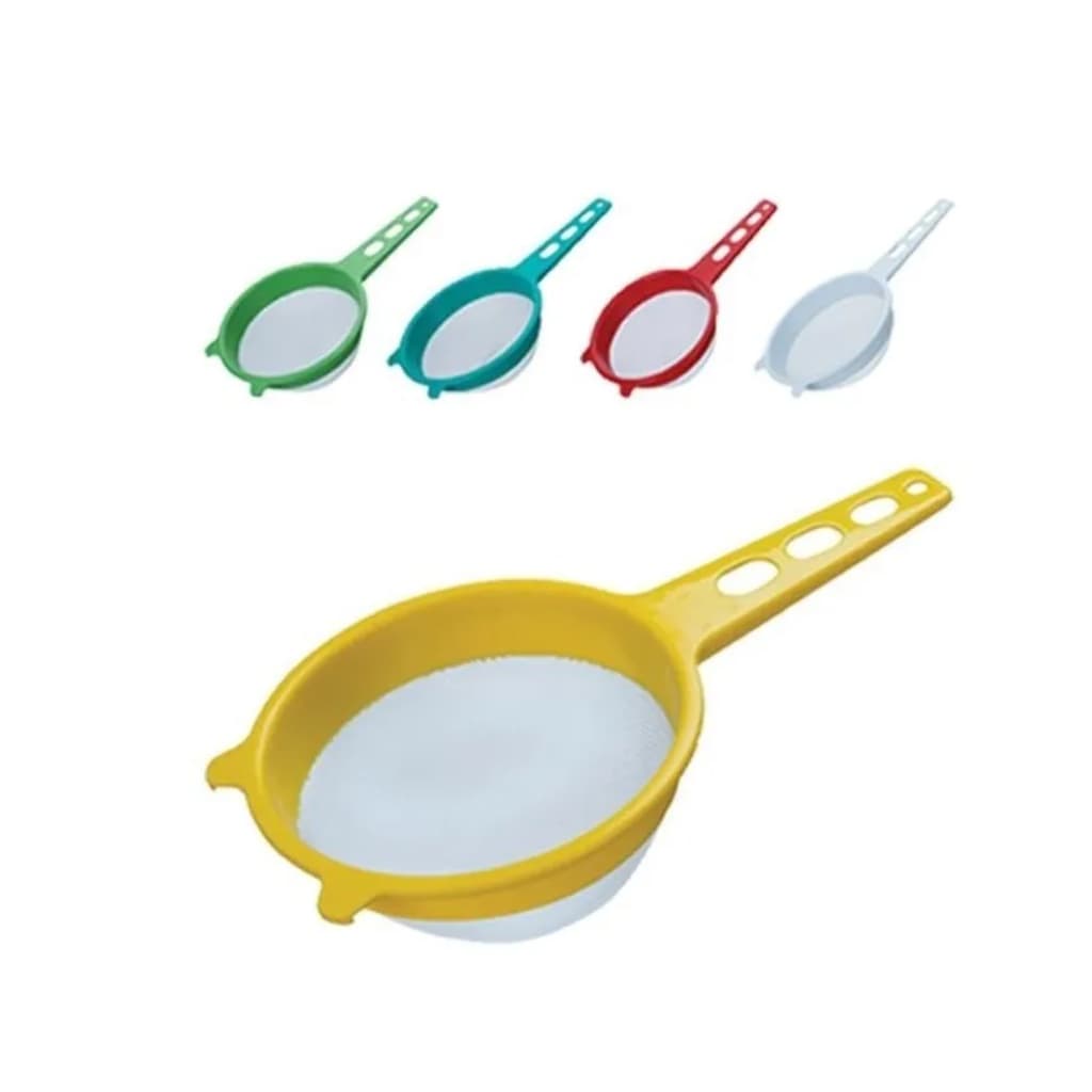 Peneira Plástico Pequena para Cozinha Tamanho 9cm