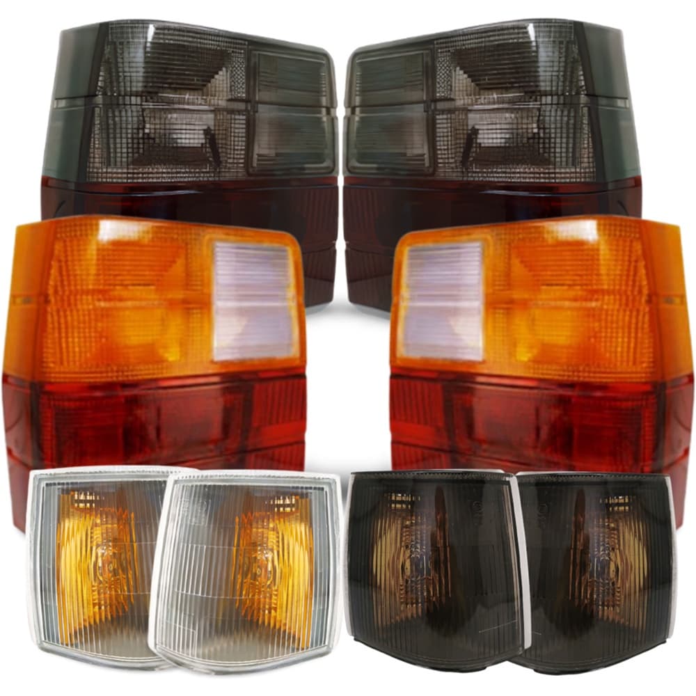 Kit par lente lanterna traseira Fiat Uno + piscas seta uno fumê cristal