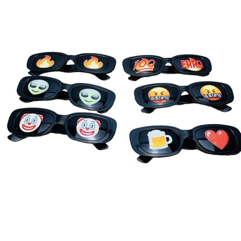 1 Óculos balada tik tok hype personalizado para festa emoji