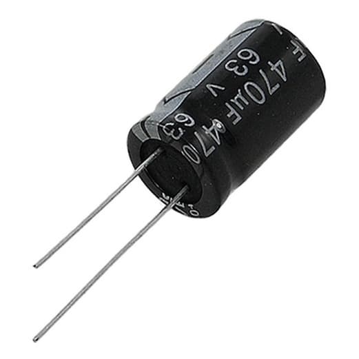 10 Pçs Capacitor Eletrolítico 470uf 63v 470 x 63 105ºC