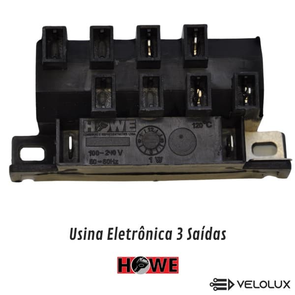 Usina Transformador BT/AT Eletrônica Para Fogão Cooktop - Howe 3 saídas