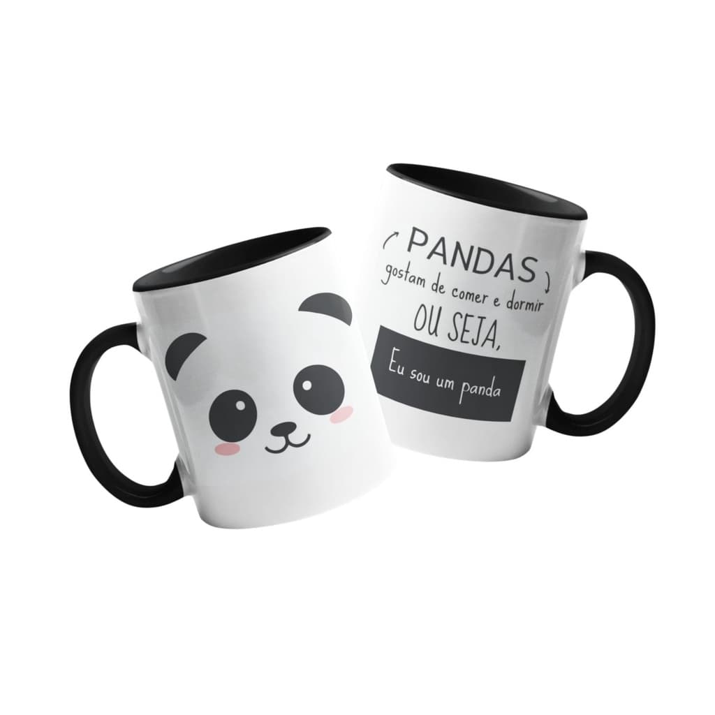 Caneca Personalizada - Panda - Acho que eu sou um panda