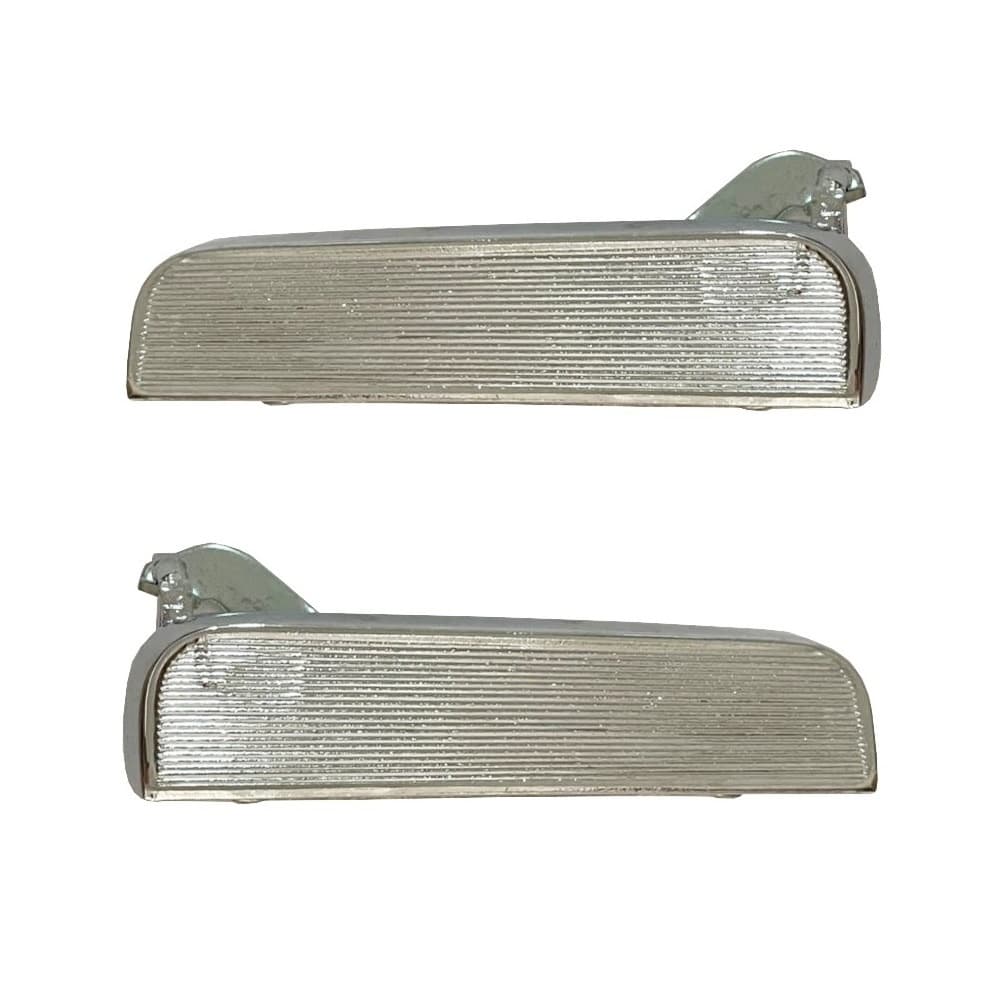 Par Maçaneta Porta Metal Monza Chevette Marajo Cromada