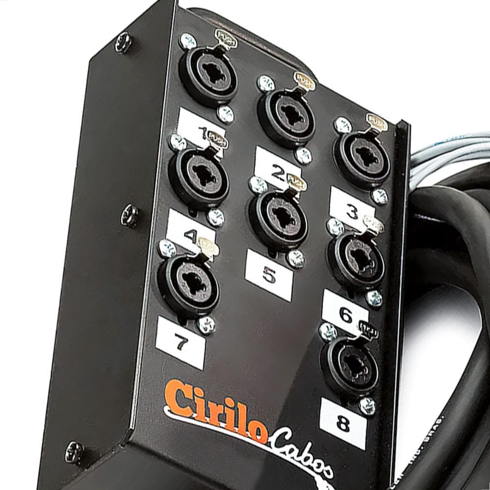 Medusa 8 Vias Com Conectores Combo - Cirilo Cabos 20 Metros