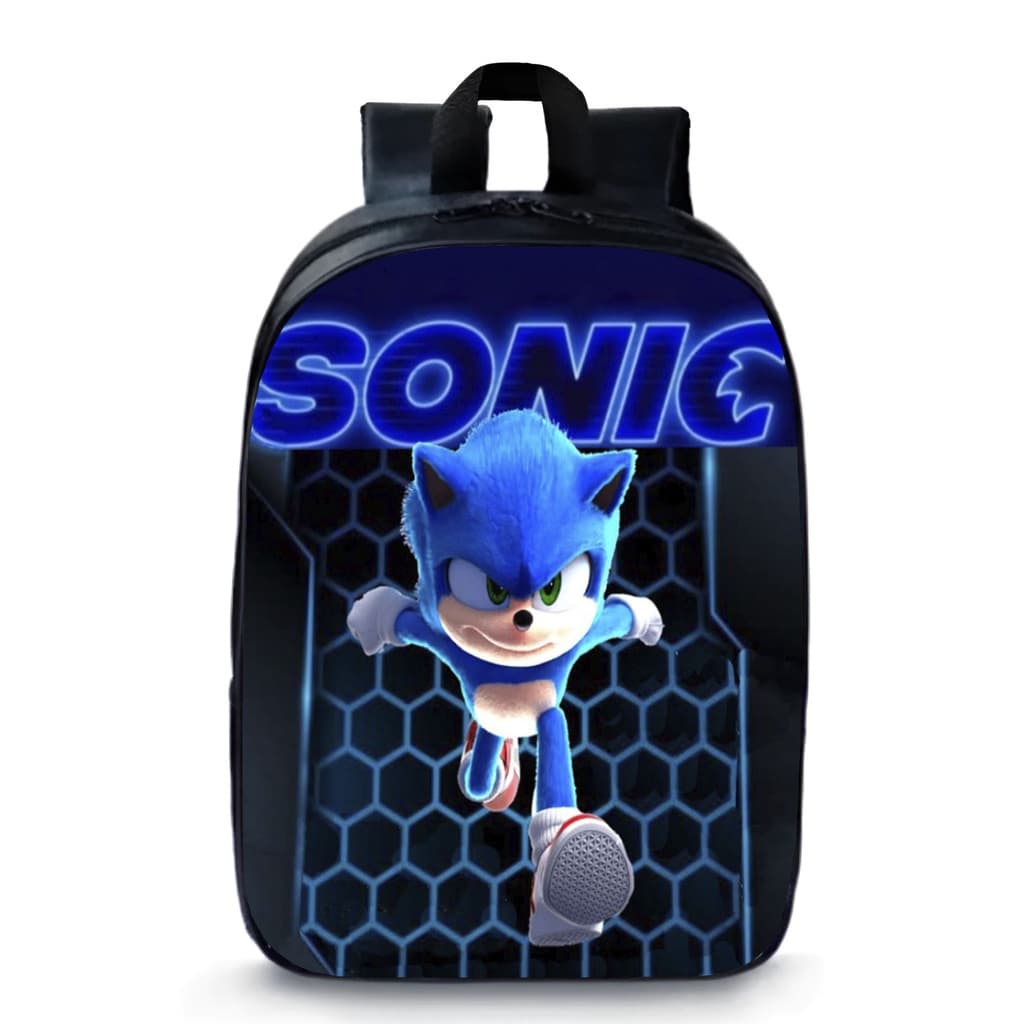 Mochila Escolar Pequena Infantil Desenhos Séries Super Sonic Novidade