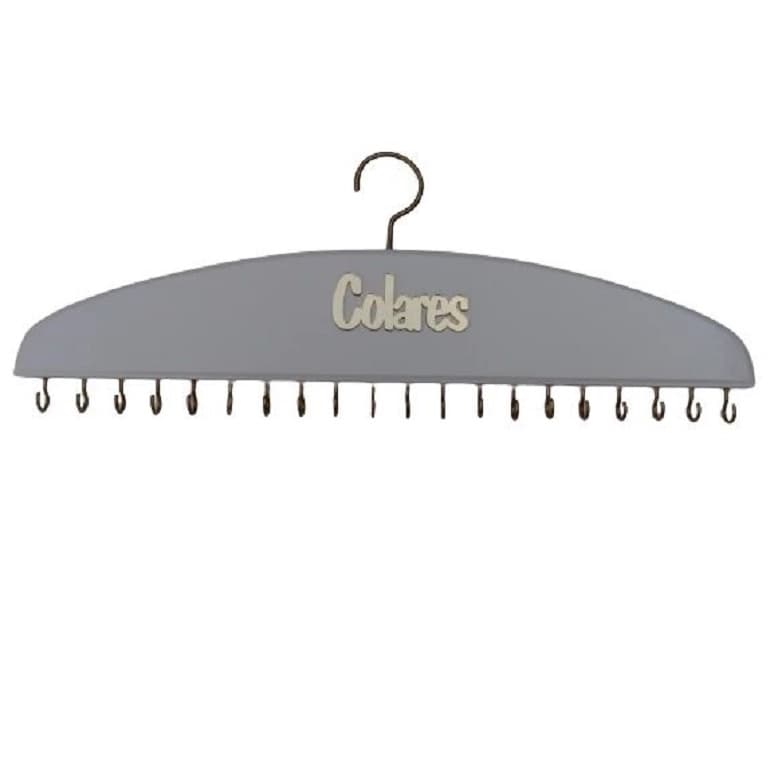 Cabide Organizador de Colares Porta Colares Para Guarda Roupa.