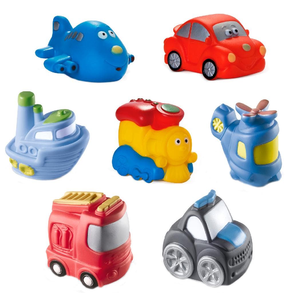 Mordedor Brinquedo Soft Cars Super Macio Para Bebê Veículos Para Banho