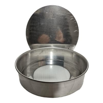 Forma Redonda Fundo Removível Bolo Torta 18 Cm Alumínio