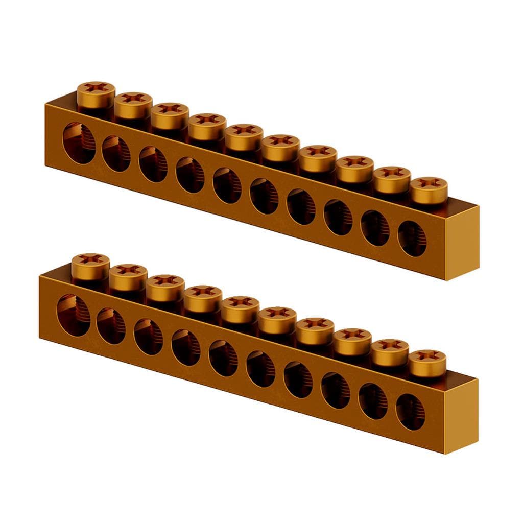 BARRAMENTO NEUTRO/TERRA 10 FUROS QUADRO DISTRIBUICAO TIGRE