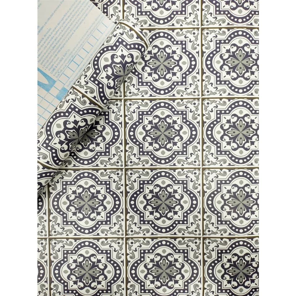 papel de parede adesivo autocolante papel contact azulejo português fosco 10 metros*45cm para cozinha mesa lavável