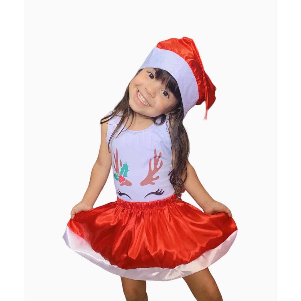 Fantasia Infantil Mamãe Noel linda Noelete papai noel Fantasia Infantil Natal