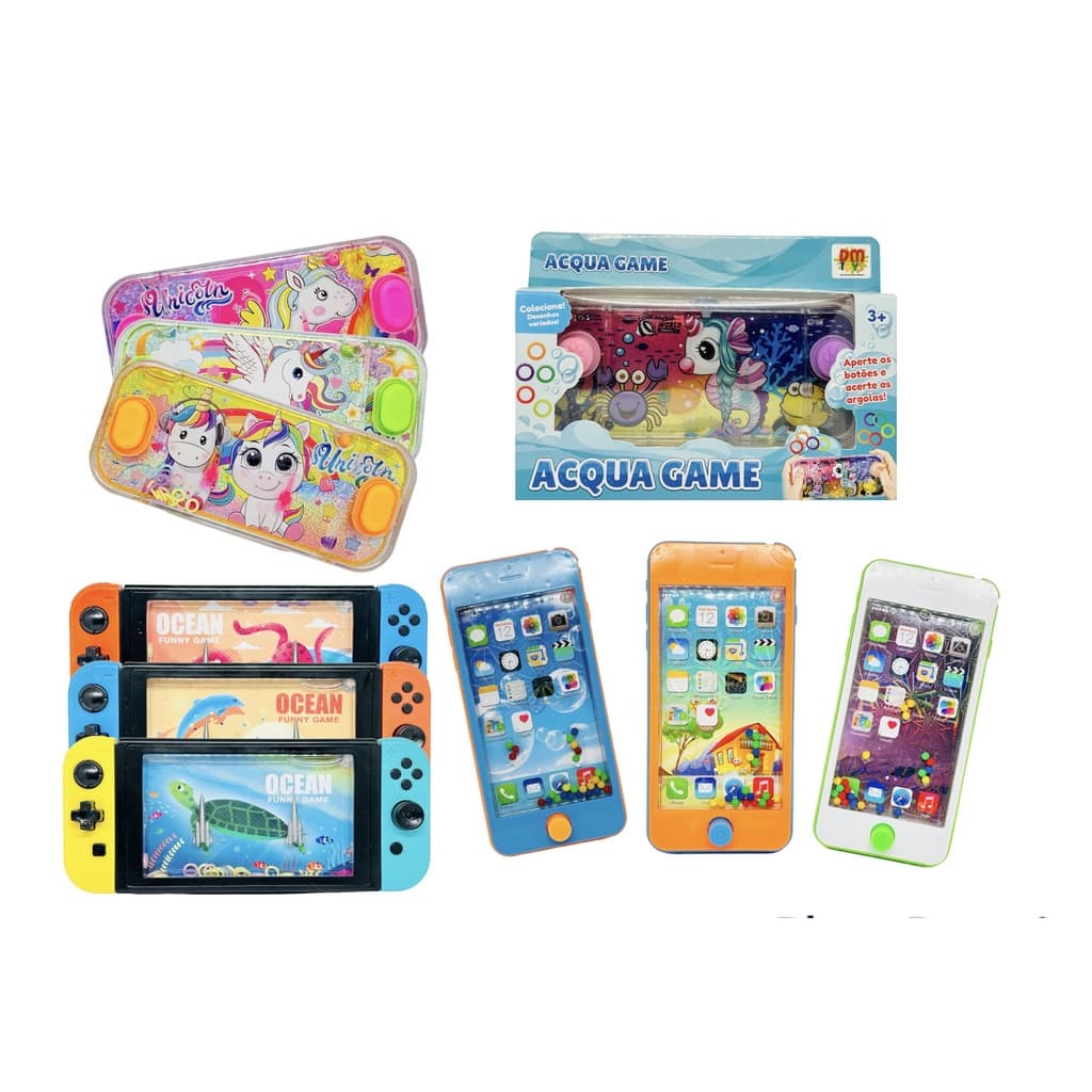 Jogo de argolas aquaplay mini game de água transparente top