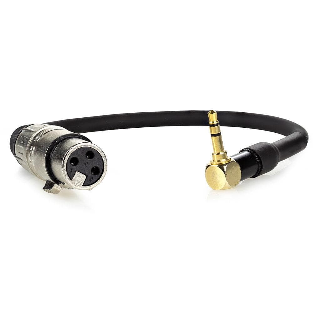 Cabo Adaptador P2 Estereo 90 Graus Para Xlr Femea - 30 Cm