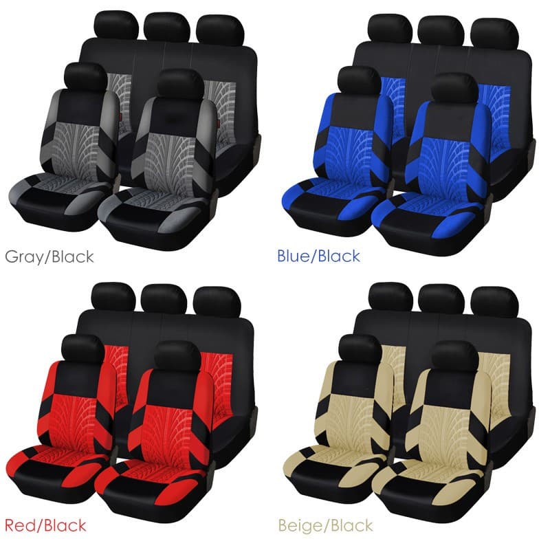 Capa De Assento De Carro 2 Assentos/5 Opcional Conjunto Completo De Proteção Tecido De Malha Universal A É Resistente Ao