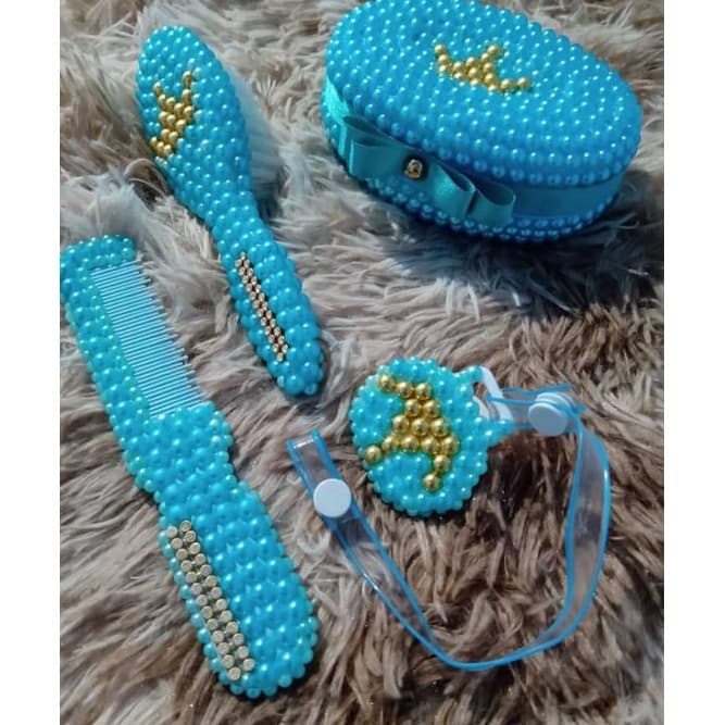 kit higiene escova pente  personalizado