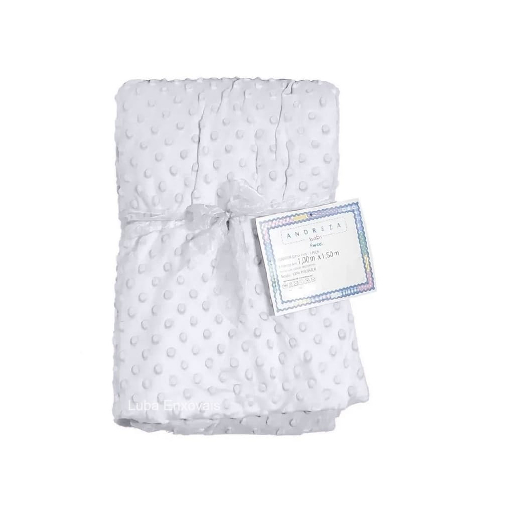 Manta Cobertor Gigante Com Cabide Para Bebe Sweet Baby - Manta Popcorn - 1,50m x 1,00m