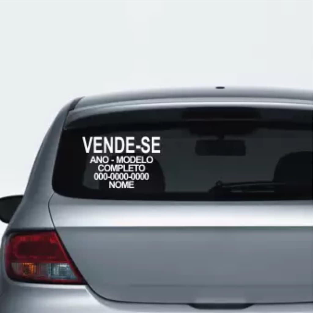 Adesivo Vende-se Personalizado