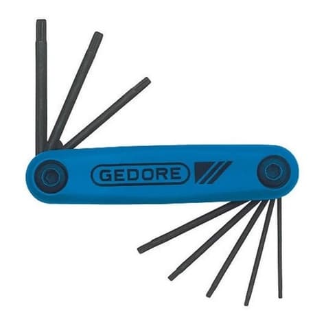 Jogo Chave Torx Canivete 8 Peças T9 A T40 Gedore