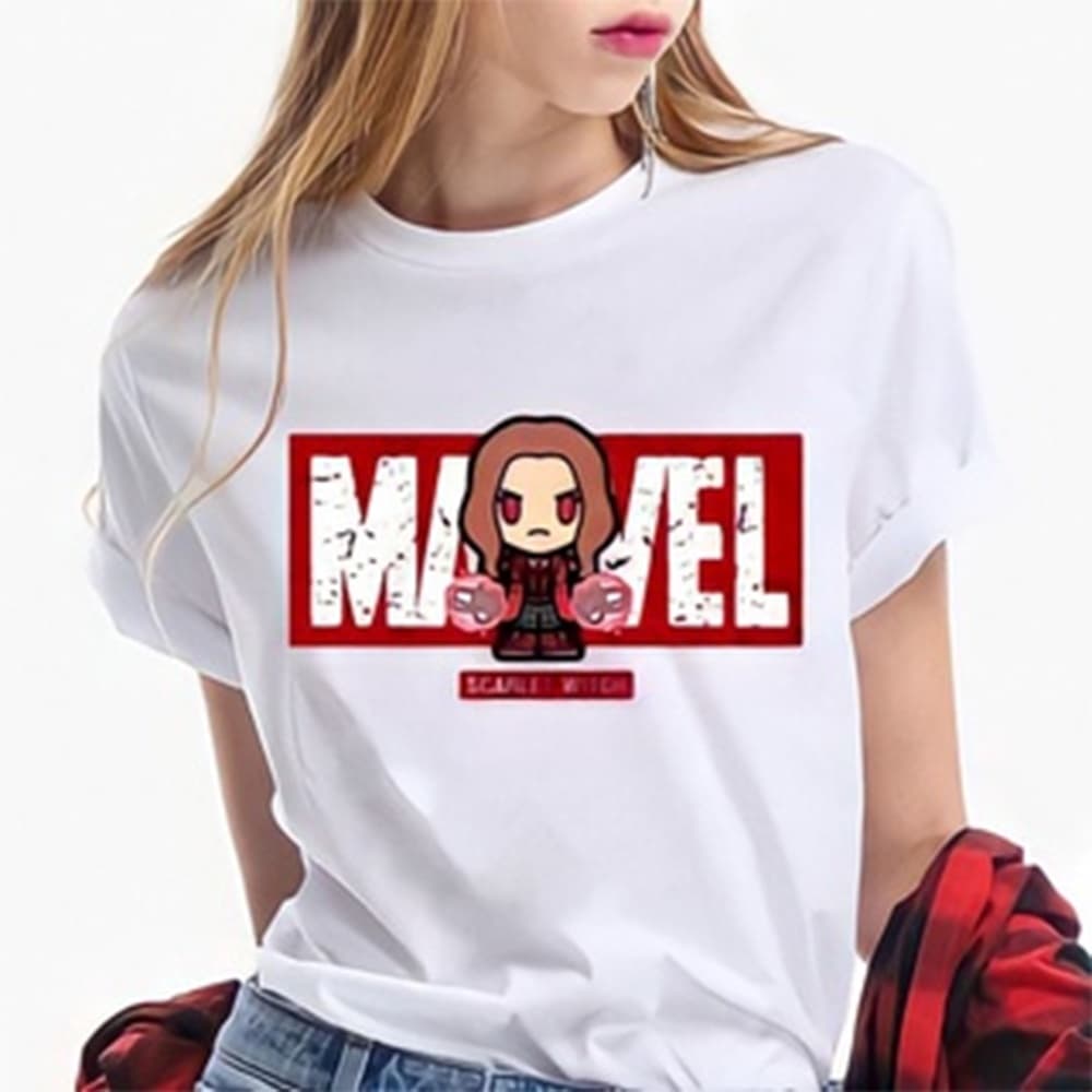 Camiseta Wanda Feiticeira Escarlate 100% poliéster