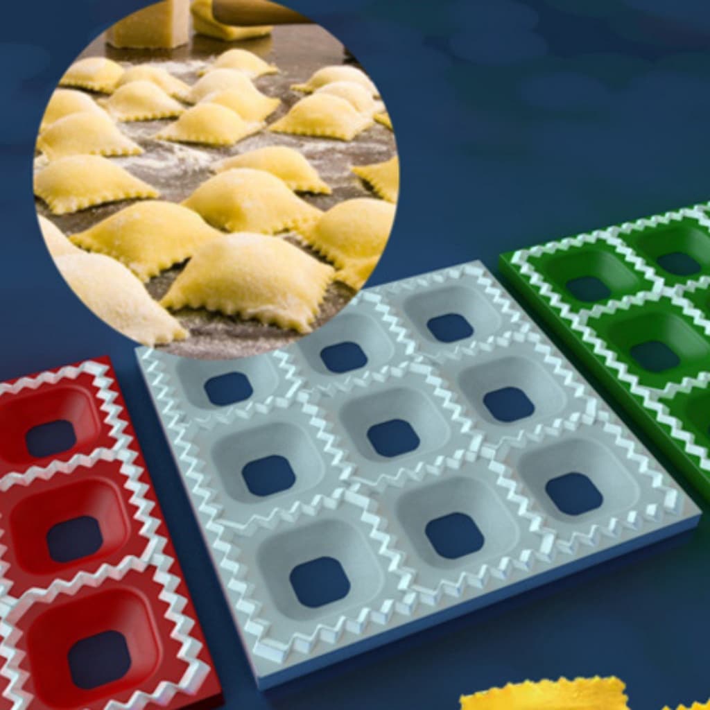 Incrível Forma Cortador Molde Plástico para Modelar Ravioli Mini Pastéis Massa 09, 15 ou 30 Cavidades