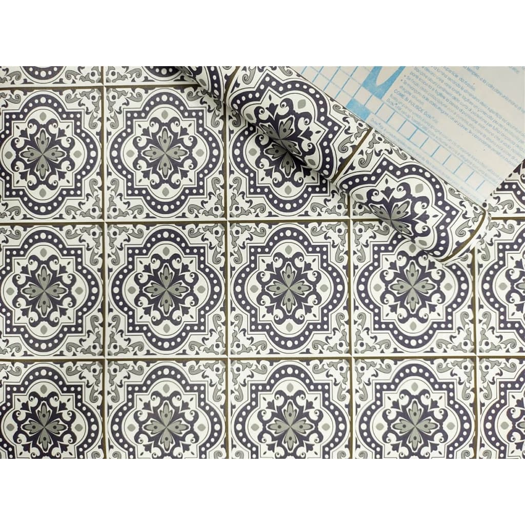 papel de parede adesivo autocolante papel contact azulejo português fosco 10 metros*45cm para cozinha mesa lavável