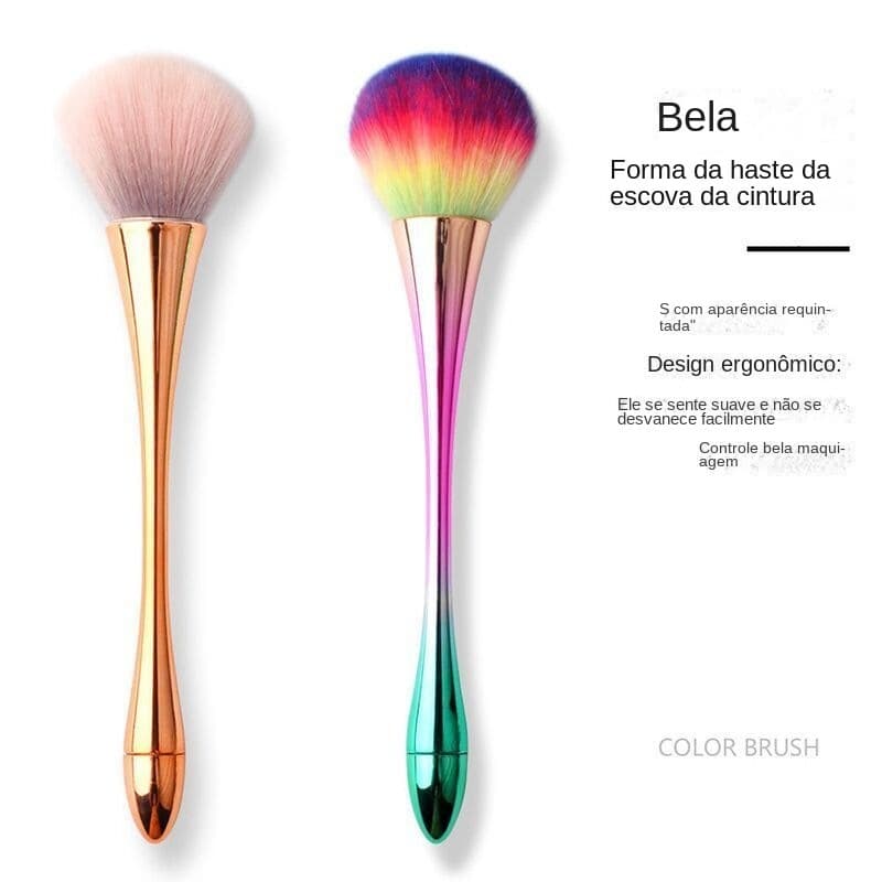 Pincel De Maquiagem Em Pó Facial De Tamanho Grande Corretivo Macio Base Blush