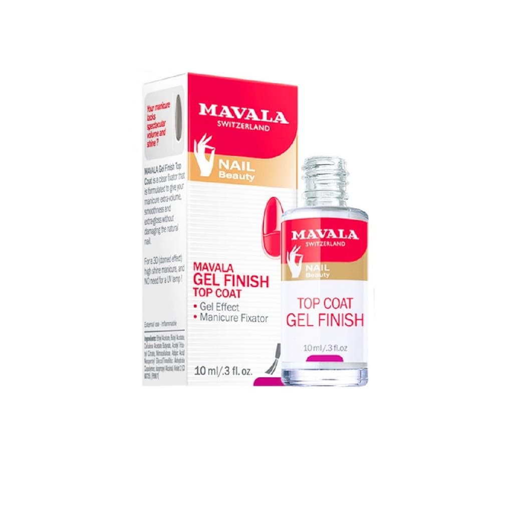 Mavala Gel Finish Top Coat - Finalizador de Efeito Gel 10ml