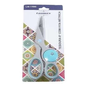 Tesoura De Corte Patchwork Com Fita Métrica Lanmax